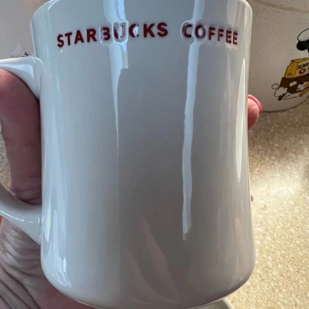 6 Starbucks Mugs Lot 2006 2016 Red & Black Checkered Winter Wonderland Dove